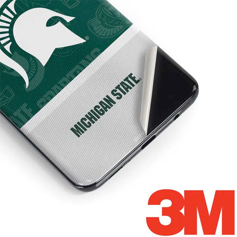 Michigan State University Jersey Split Galaxy S9 Skin